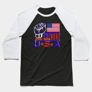 You Are The Best USA 2020-American Flag Design 2020 Baseball T-Shirt